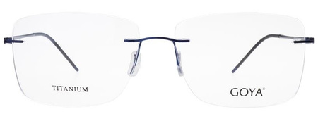 Goya G 96302 C4 - Męskie okulary korekcyjne metalowe prostokątne czarne