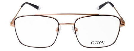 Goya G 95551 C1 - Okulary korekcyjne unisex metalowe pilotki czarne