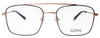 Goya G 95551 C1 - Okulary korekcyjne unisex metalowe pilotki czarne