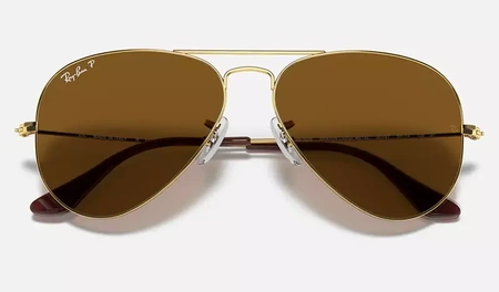 Okulary przeciwsłoneczne RAY-BAN z filtrem polaryzacyjnym AVIATOR LARGE METAL RB3025 001/57