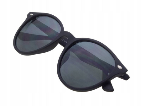 Damskie czarne okulary przeciwsłoneczne brzydula JOKER - JR 4415 CZ
