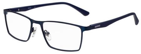 Goya SD 1368 C8 - Męskie okulary korekcyjne prostokątne metalowe granatowe