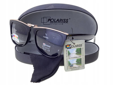 Okulary przeciwsłoneczne polaryzacyjne nerdy POLARISS - POL 721 CZ