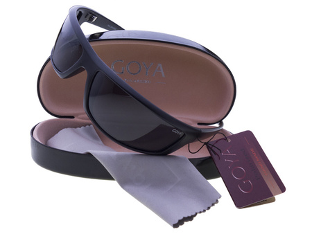 Okulary przeciwsłoneczne czarne matowe sportowe GOYA - G 189 CZM TR90