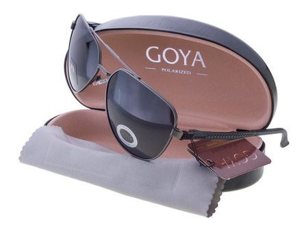 Okulary przeciwsłoneczne polaryzacyjne dla kierowców GOYA - G 55017 GR aluminium