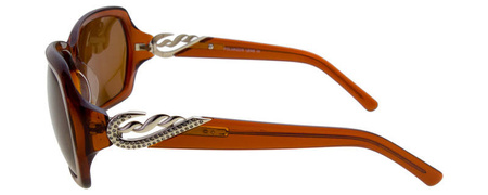 Goya G 210 BR - Okulary przeciwsłoneczne z filtrem polaryzacyjnym brązowe muchy