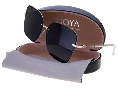 Damskie duże okulary przeciwsłoneczne polaryzacyjne GOYA - G CP3718 CZ
