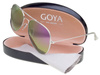 Okulary przeciwsłoneczne polaryzacyjne dla kierowców druciaki PILOTKI GOYA - PG 3026 F