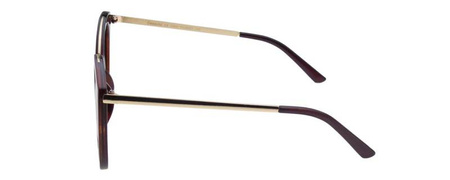 Dessoto 351 BR - Damskie okulary przeciwsłoneczne polaryzacyjne kocie brązowe