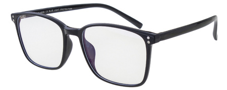 Okulary zerówki nerdy kujonki z filtrem blue light do komputera POLARISS 211 CZ TR90