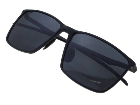 Czarne aluminiowe okulary przeciwsłoneczne polaryzacyjne dla kierowców GOYA - G 9496 CZ