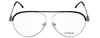 Goya G 95544 C3 - Okulary korekcyjne unisex metalowe pilotki srebrne