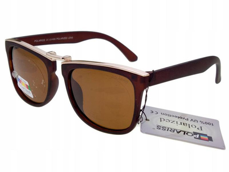 Okulary przeciwsłoneczne polaryzacyjne nerdy Polariss - POL 721 BR