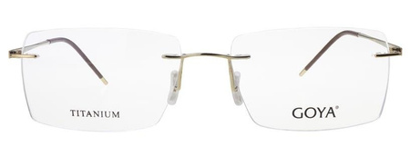 Goya G 96303 C1 - Męskie korekcyjne okulary metalowe brązowe