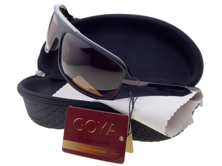 Brązowe okulary przeciwsłoneczne z filtrem polaryzacyjnym - Goya G 149 BR A