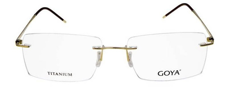 Goya G 96303 C1 - Męskie korekcyjne okulary metalowe brązowe