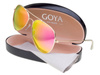 Okulary przeciwsłoneczne polaryzacyjne dla kierowców druciaki PILOTKI GOYA - PG 3026 R