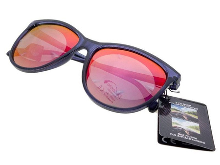 Dessoto 332 R - Damskie okulary przeciwsłoneczne polaryzacyjne kocie