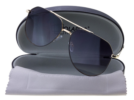 Okulary przeciwsłoneczne polaryzacyjne czarne - POL 930 CZ