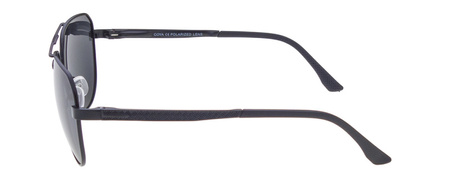 Czarne okulary przeciwsłoneczne polaryzacyjne dla kierowców GOYA - G 55017 CZ aluminium