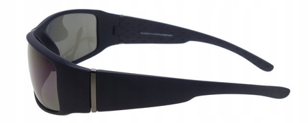 Męskie okulary przeciwsłoneczne polaryzacyjne niebieskie lustrzanki - POL 797 N