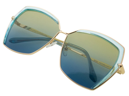 Damskie okulary przeciwsłoneczne polaryzacyjne muchy niebieskie DESSOTO - DES 394 N