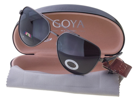 Okulary przeciwsłoneczne polaryzacyjne dla kierowców GOYA - G 55017 GR aluminium