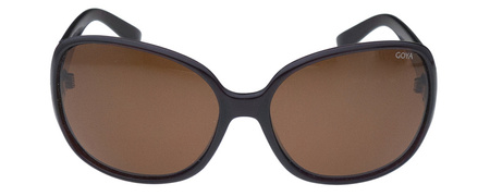 Goya G 195 BR - Brązowe okulary przeciwsłoneczne muchy duże z filtrem polaryzacyjnym