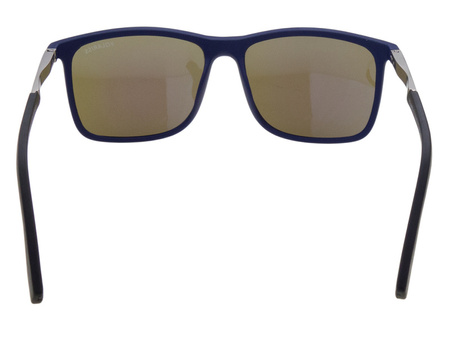 Męskie okulary przeciwsłoneczne polaryzacyjne dla kierowców niebieskie lustrzanki POLARISS POL 875 N