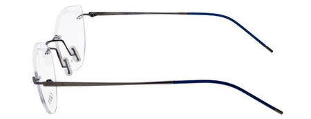 Goya G 96301 C2 - Okulary korekcyjne unisex metalowe kocie niebieskie