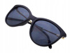 Damskie czarne okulary przeciwsłoneczne kocie oczy JOKER - JR 4412 CZ