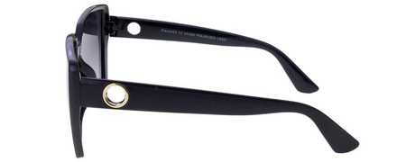 Damskie okulary przeciwsłoneczne polaryzacyjne muchy czarne DESSOTO - DES 382 CZ