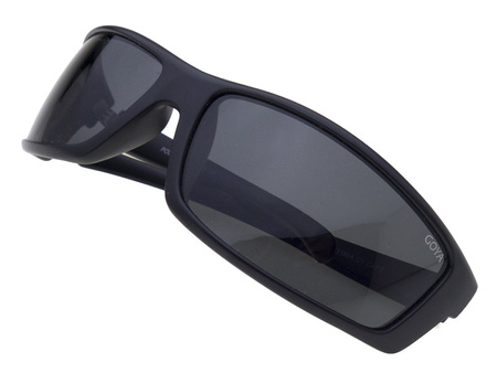 Okulary przeciwsłoneczne czarne matowe sportowe GOYA - G 189 CZM TR90