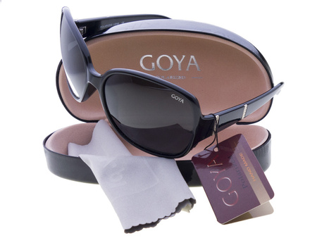 Goya G 195 CZ - Czarne okulary przeciwsłoneczne muchy duże z filtrem polaryzacyjnym