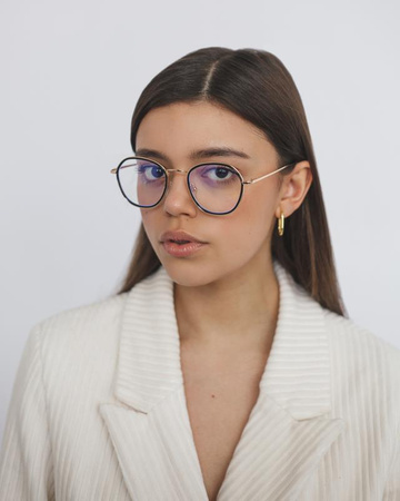 Okulary z filtrem blue light do komputera lenonki POLARISS - POL 893 ZL