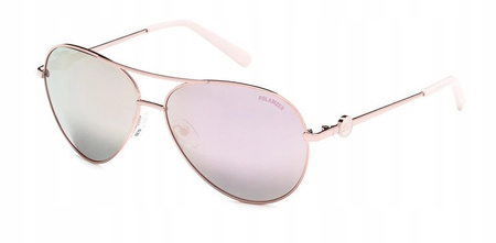 SOLANO SS 10336 B - damskie okulary przeciwsłoneczne pilotki aviatory różowe