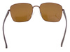 Brązowe aluminiowe okulary przeciwsłoneczne polaryzacyjne dla kierowców GOYA - G 55042 BR