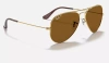 Okulary przeciwsłoneczne RAY-BAN z filtrem polaryzacyjnym AVIATOR LARGE METAL RB3025 001/57