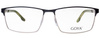 Goya G 95541 C2 - Męskie okulary korekcyjne prostokątne metalowe czarne