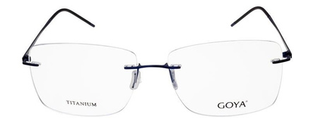 Goya G 96302 C4 - Męskie okulary korekcyjne metalowe prostokątne czarne