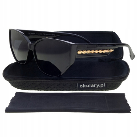 Okulary przeciwsłoneczne polaryzacyjne kocie POL 1059 CZ