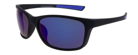 Polariss 877 N - Męskie sportowe okulary przeciwsłoneczne polaryzacyjne niebieskie lustrzanki