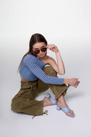 Okulary przeciwsłoneczne polaryzacyjne dla kierowców PILOTKI GOYA - CP 806639 BR