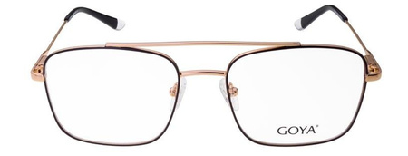 Goya G 95551 C1 - Okulary korekcyjne unisex metalowe pilotki czarne