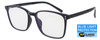 Okulary zerówki nerdy kujonki z filtrem blue light do komputera POLARISS 211 CZ TR90