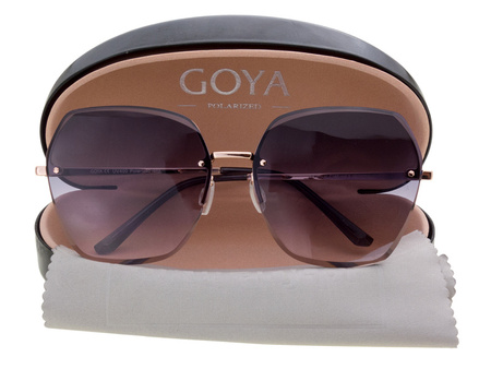 Damskie duże okulary przeciwsłoneczne GOYA - G 7140 GR