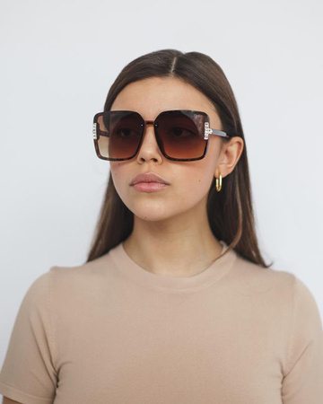 Damskie okulary przeciwsłoneczne JOKER - JR 4537 BR