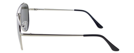 Okulary przeciwsłoneczne polaryzacyjne unisex dla kierowców srebrne lustrzanki pilotki DESSOTO - DES 396 S