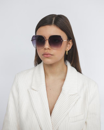 Damskie duże okulary przeciwsłoneczne GOYA - G 7140 GR