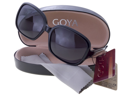 Goya G 185 CZ - czarne okulary przeciwsłoneczne z filtrem polaryzacyjnym dla kierowców